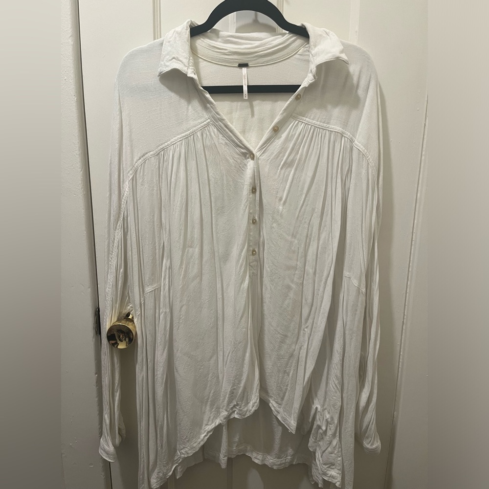 White Free People Blouse